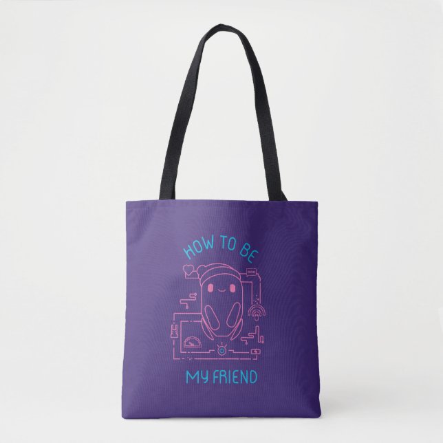 Tote Bag Ron s'est trompé | Comment être mon ami (Devant)