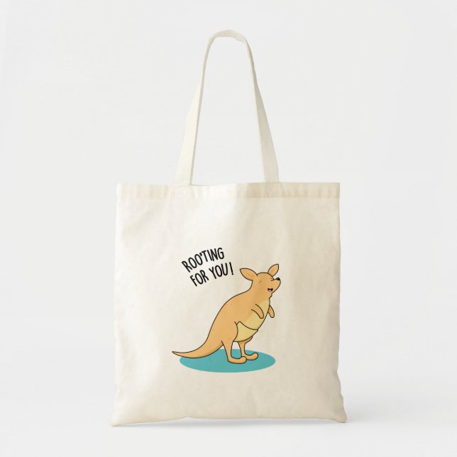 Tote Bag Roo Ting Pour Vous Drôle Kangaroo Pun (Devant)