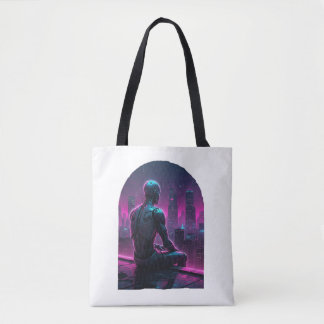Tote Bag Rooftop Android City Gaze Tee