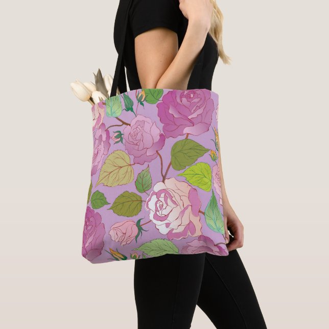 Tote Bag Rose 18 (De près)
