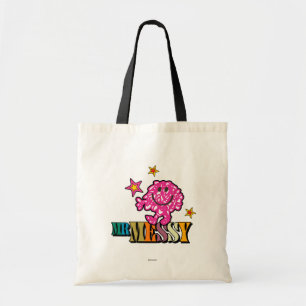 Tote Bag Rose clair M. Messy Étoiles Étincelantes