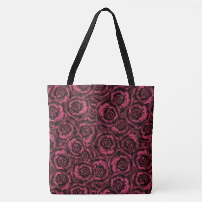 Tote Bag Rose de Bourgogne (Devant)