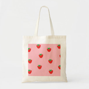 Tote Bag Rose de fraises