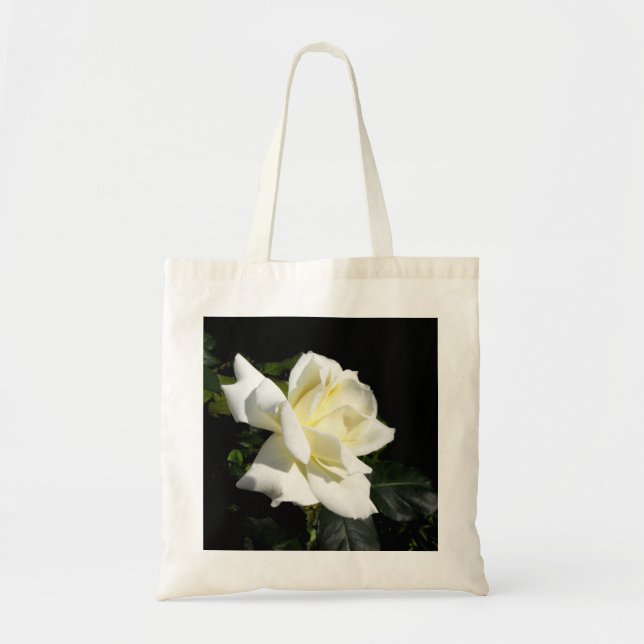 Tote Bag Rose de thé hybride blanc de Pascali (Devant)