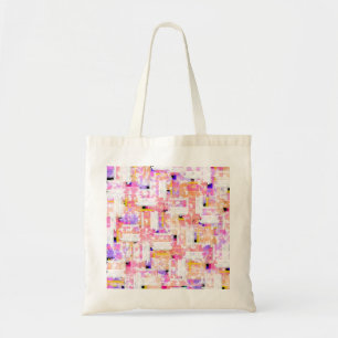 Tote Bag Rose en pastel élégant, orange, et aquarelle ble