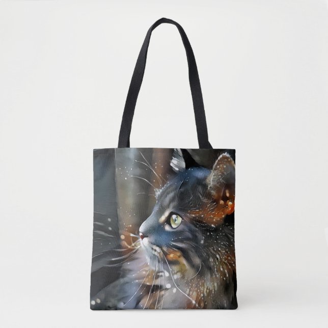 Tote Bag Rose et lumière magique (Devant)