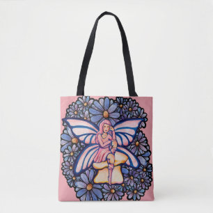 Tote Bag Rose fée
