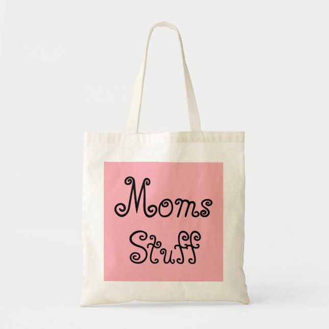 Tote Bag rose, mamans, substance (Devant)