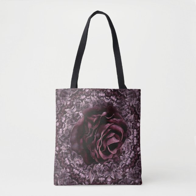 Tote Bag Rose Mandala (Devant)
