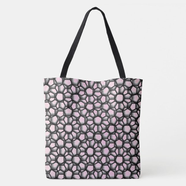 Tote Bag Rose octagon (Dos)