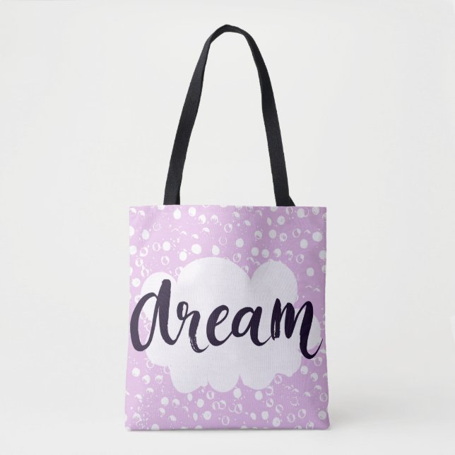 Tote Bag Rose rêveur (Devant)