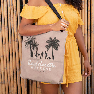 Tote Bag Rose Tendance Personnalisé pour Enterrement de Vie