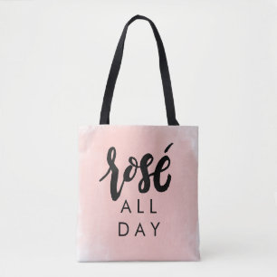 Tote Bag Rosé toute la journée Fourre-tout