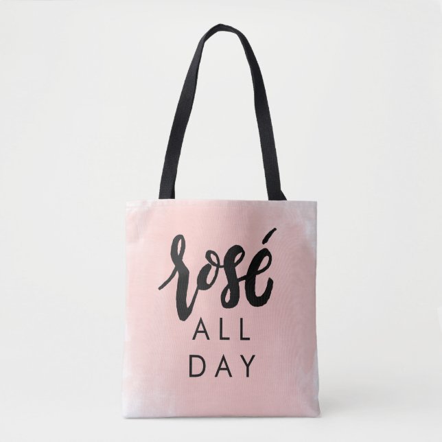 Tote Bag Rosé toute la journée Fourre-tout (Devant)