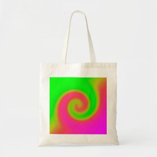 Tote Bag Rose vert torse