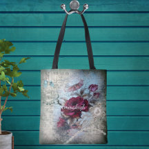 Rose victorien Ephemera Monogramme