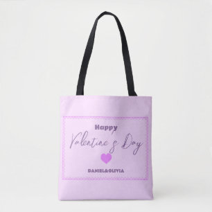 Tote Bag Rose - Violet Saint-Valentin