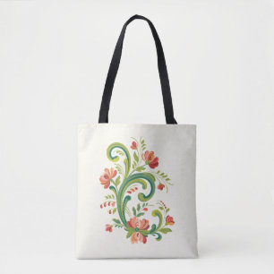 Tote Bag Roseming rouge et rose