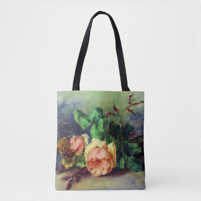 Tote Bag Roses anciennes  (Devant)