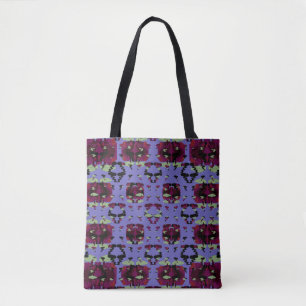 Tote Bag Roses de Flamme Céleste Contenues