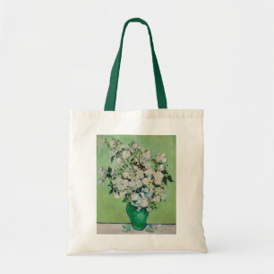 Tote Bag Roses de Still Life dans un vase par Vincent van G