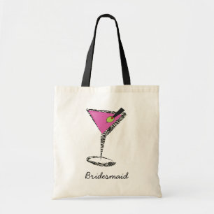 Tote Bag roses indien de martini d'amusement