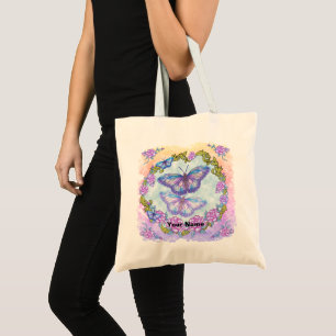Tote Bag Roses papillons