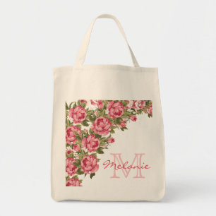 Tote Bag Roses roses roses roses rousses Vintages Nom de l'