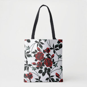Tote Bag Roses rouges.