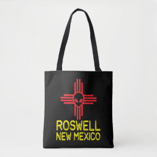 Tote Bag Roswell Nouveau Mexique Zia Chef Alien