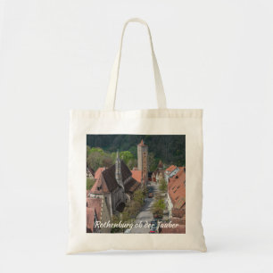 Tote Bag Rothenburg ob der tauber vieille ville d'en haut
