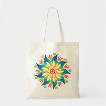 Roue colorée Mandala Flower Rainbow Energy Vibe