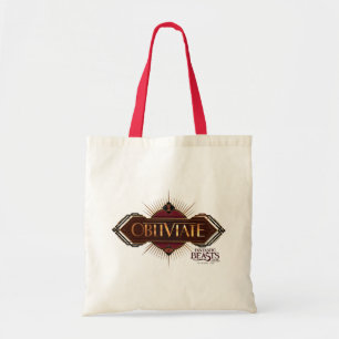 Tote Bag Rouge & Or Art Déco Obliviate Spell Graphisme