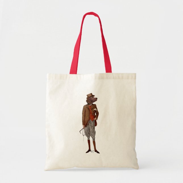 Tote Bag Rouge Setter Rider Full (Devant)