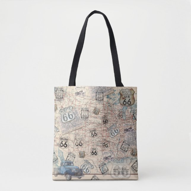 Tote Bag Route 66 (Devant)