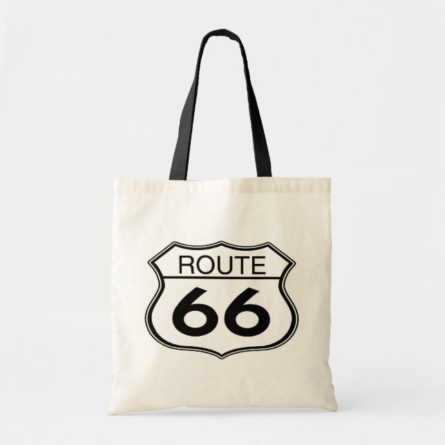 Tote Bag Route 66 - Budget Fourre-tout (Devant)