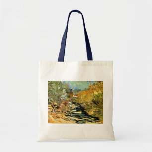 Tote Bag Route à Saint-Rémy avec personnage de Vincent van