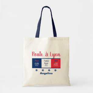 Tote Bag Route du football des femmes vers Lyon Merci