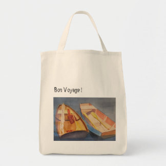 Tote Bag Row Boat Fourre-tout ' Bon Voyage'