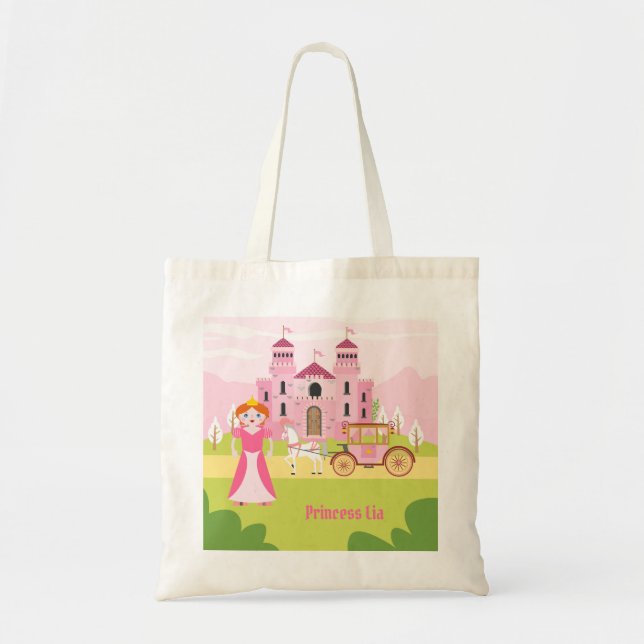 Tote Bag Royal Princess Girl Birthday Party (Devant)