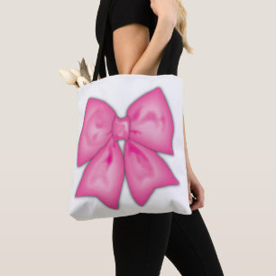 Tote Bag Ruban rose