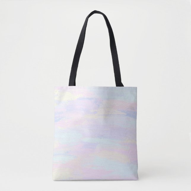 Tote Bag Rubriques de peinture Pastel (Devant)