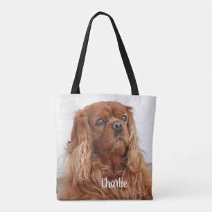 Tote Bag Ruby Cavalier King Charles Spaniel Chien