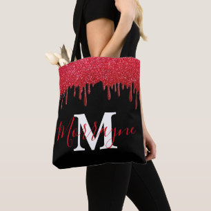 Tote Bag Ruby Red Parties scintillant Drives Étincelles Mon