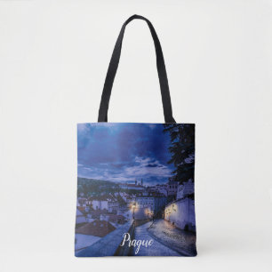 Tote Bag Rue du soir à Prague