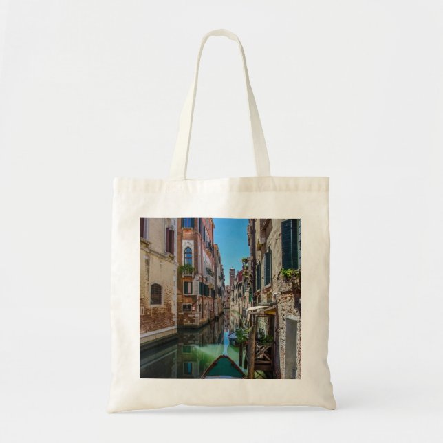 Tote Bag Rue étroite avec canal à Venise (Devant)