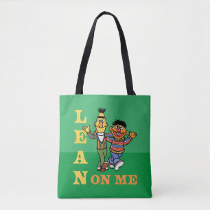 Tote Bag Rue Sésame   Bert & Ernie Lean sur moi