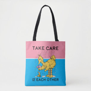 Tote Bag Rue Sésame   Big Bird Prenez soin de vous