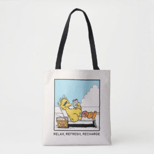 Tote Bag Rue Sésame   Big Bird Relax Refresh Recharge