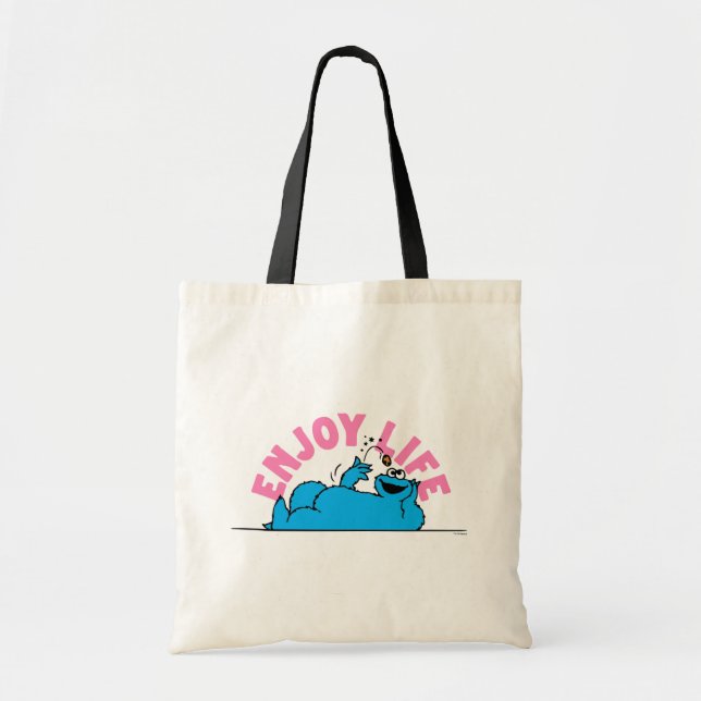 Tote Bag Rue Sésame | Cookies Monster Enjoy Life (Devant)